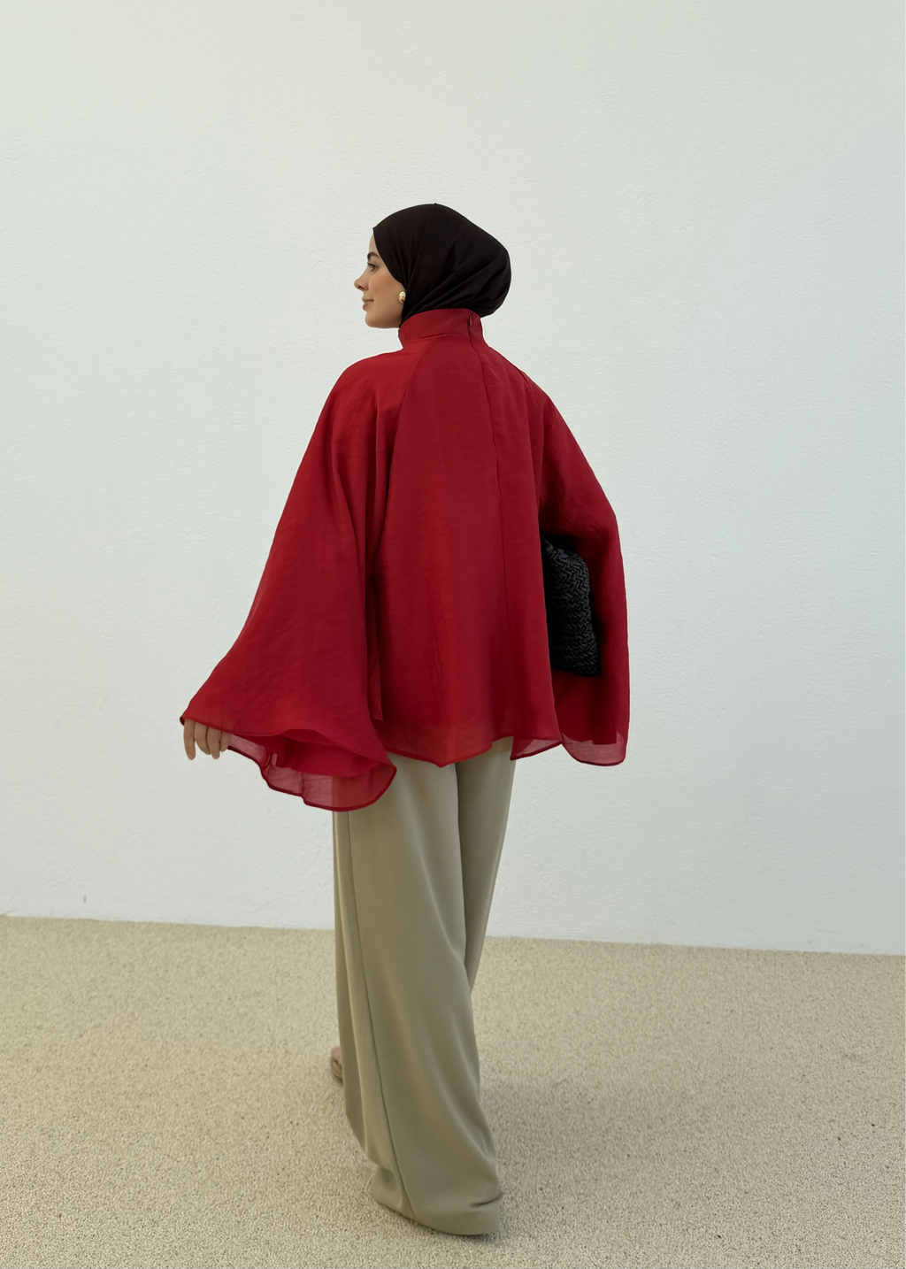 The drap blouse