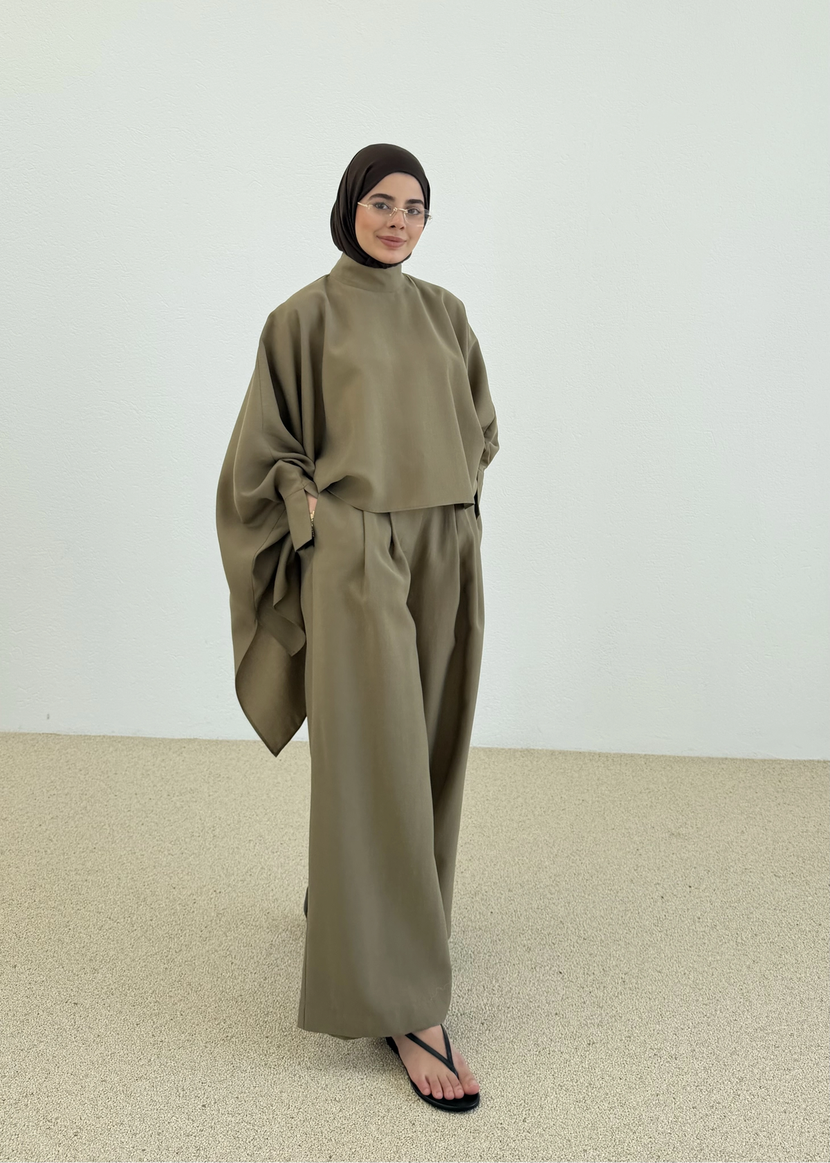 The Layer Set in Olive - REVA Essentials 01